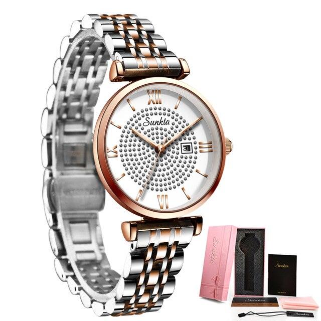 Luxury Steel Women's Wrist Watch - TeresaCollections