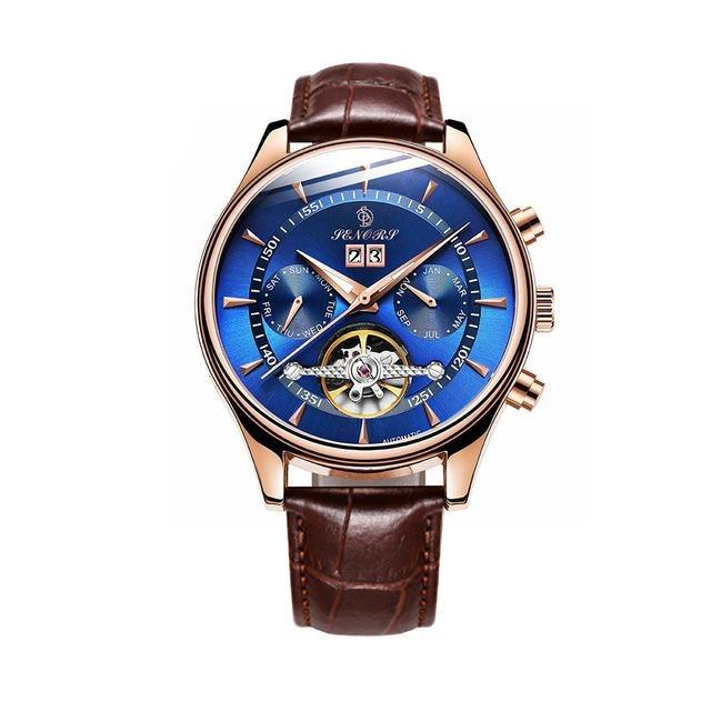 Automatic Men Stainless Steel Waterproof Mechanical Watch - TeresaCollections