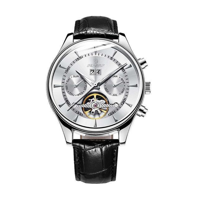 Automatic Men Stainless Steel Waterproof Mechanical Watch - TeresaCollections