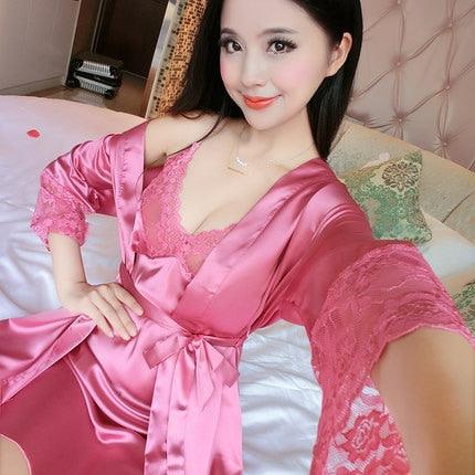 Sexy Silk Romantic Night gown - TeresaCollections
