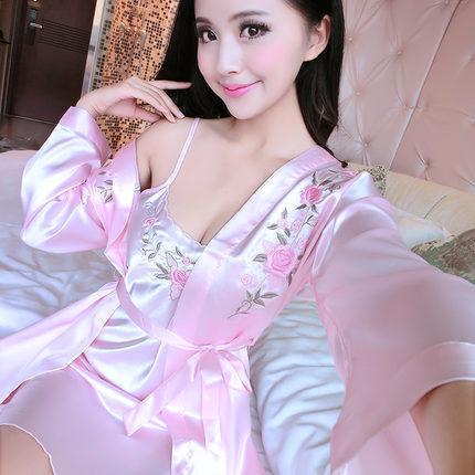 Sexy Silk Romantic Night gown - TeresaCollections