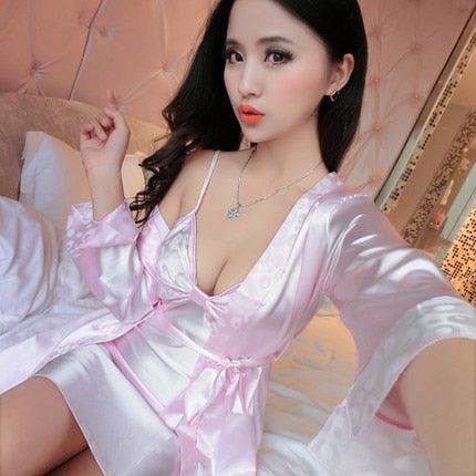 Sexy Silk Romantic Night gown - TeresaCollections