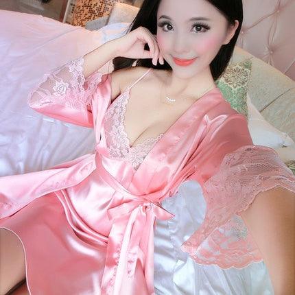 Sexy Silk Romantic Night gown - TeresaCollections