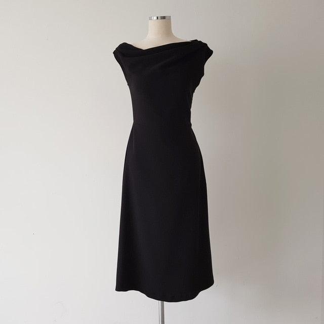 Elegant Empire Waist Cocktail Dress - TeresaCollections