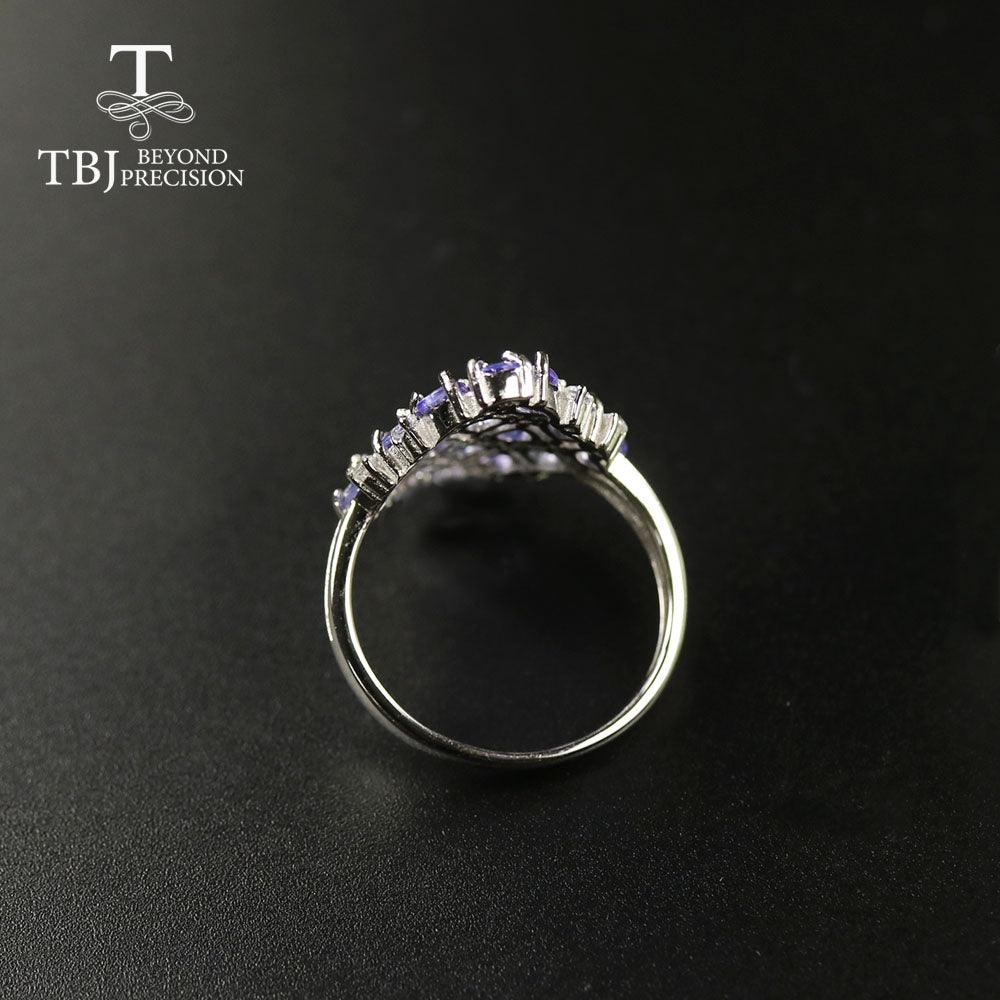 Natural Tanzanite Natural Precious Gemstone Ring - TeresaCollections
