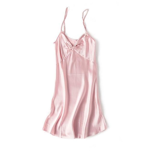 Spaghetti Strap Mini Length Sleepwear - TeresaCollections