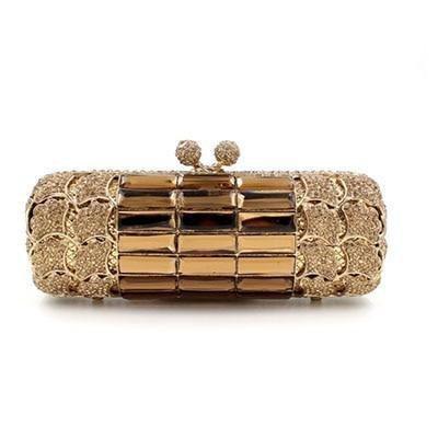 XIYUAN gold Clutch Purse Women Party Bag Luxury Handbag Crystal