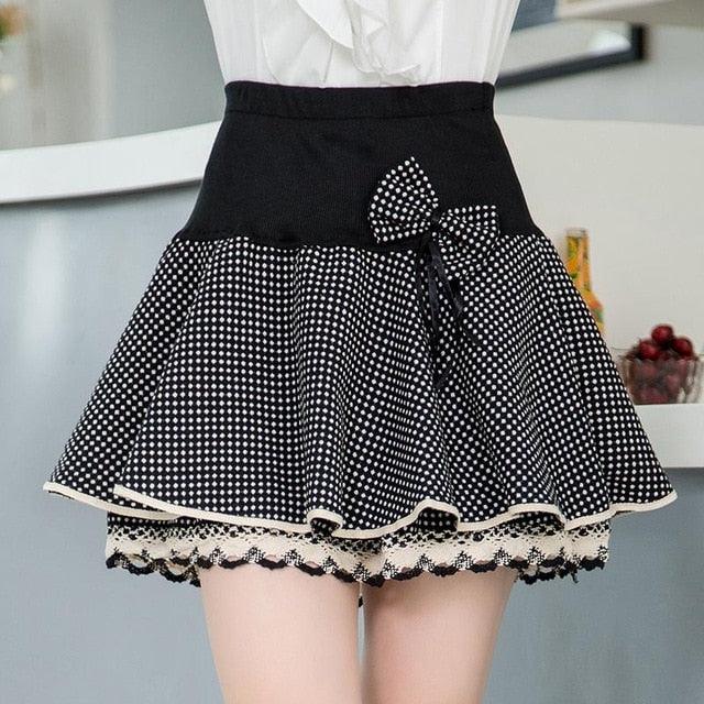 Floral Bowknot Mini Tutu Woman Skirts - TeresaCollections