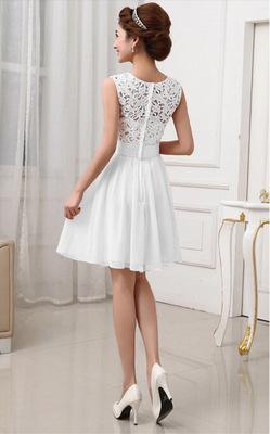 Sleeveless Sashes Knee-length Tank Slim Sexy Homecoming Dress - TeresaCollections