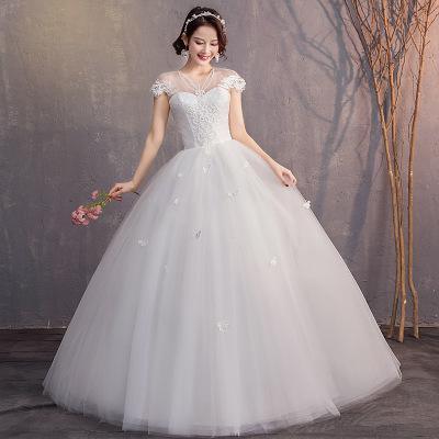 White Floral Embroidery Cap Sleeve Floor-length Summer Dress - TeresaCollections