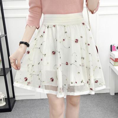 Mesh High Waist Female Mini Puff Skirt - TeresaCollections