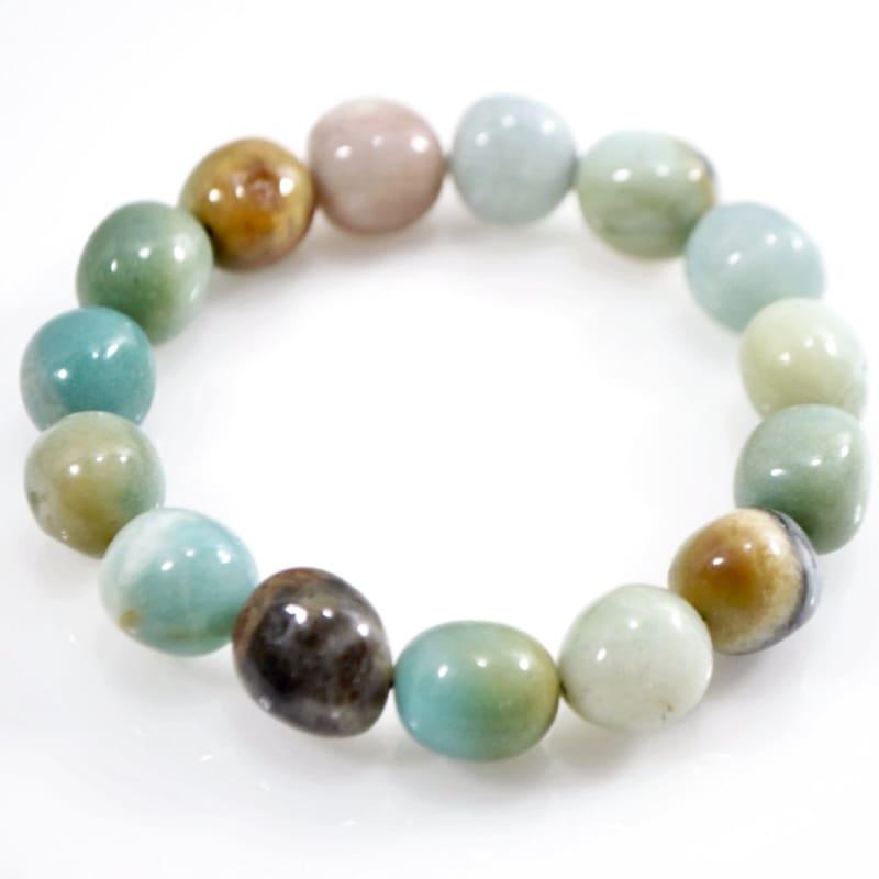 AAA Amazon Amazonite Irregular Shape Gemstone Bracelets - Handmade