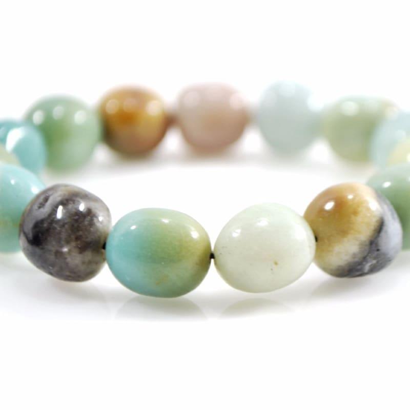 AAA Amazon Amazonite Irregular Shape Gemstone Bracelets - Handmade