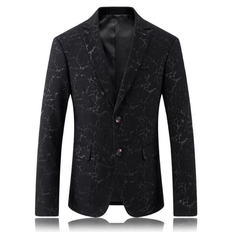 Blacks Wool Mens Business Blazer Jackets - Black / L - Mens Jackets