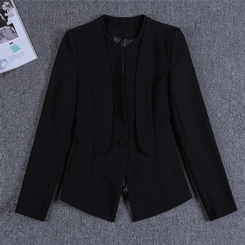 Blazer Jacket Office Lady Coat Business Formal Blazer - TeresaCollections