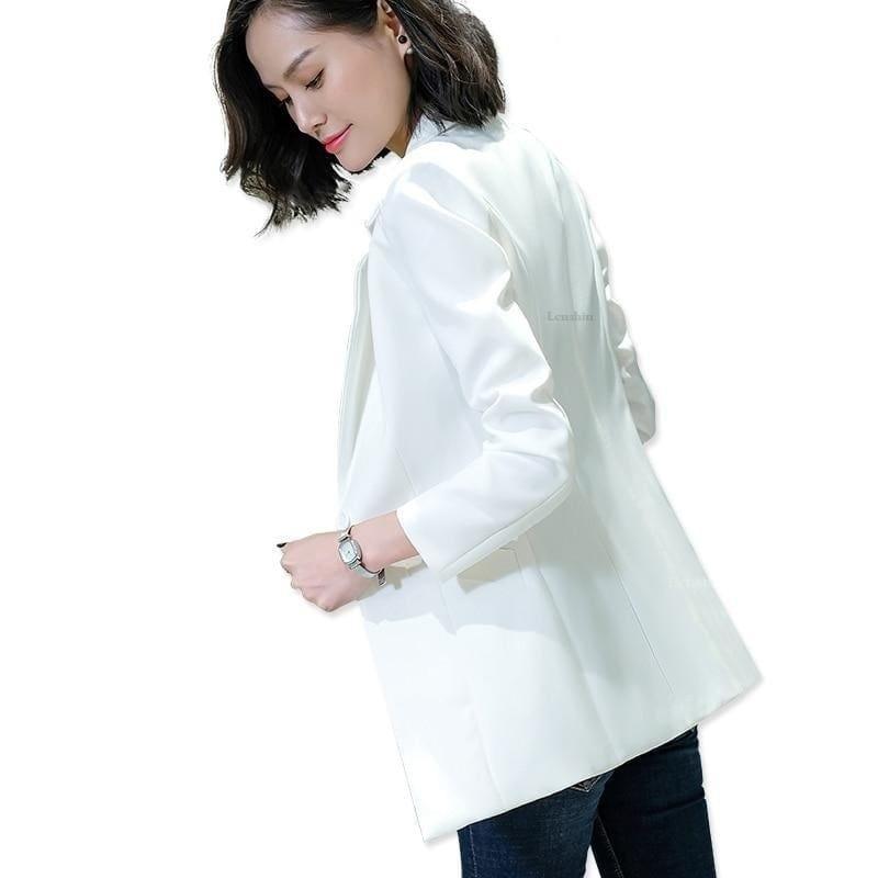 Boyfriend Jacket with Pocket Outwear Blazer Suits - TeresaCollections
