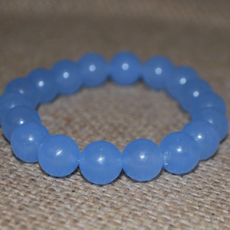 Brazilian Aquamarine Gemstone Men's Bracelets - TeresaCollections