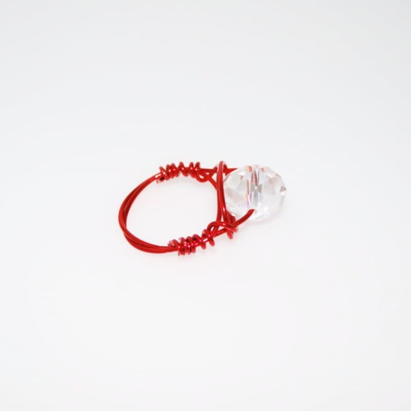 Crystal Handcrafted Womens Ring - Handmade