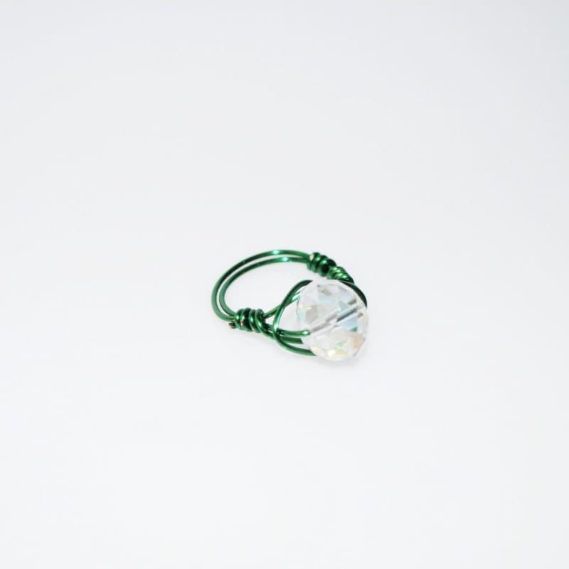 Crystal Handcrafted Womens Ring - Handmade