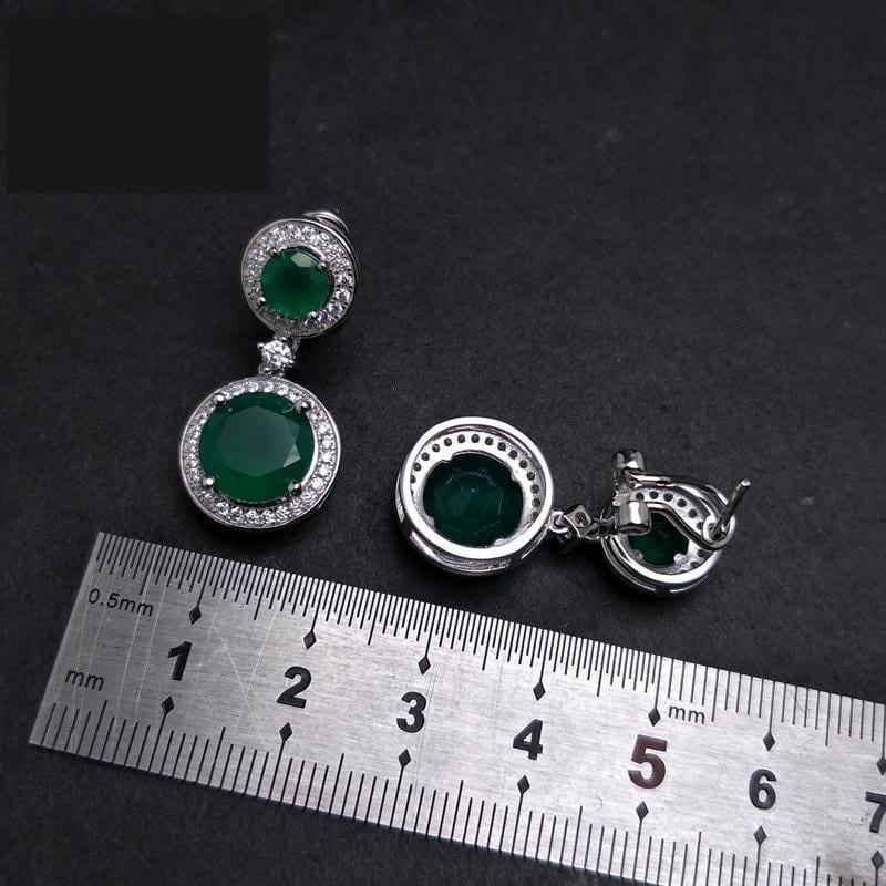 Dangle Clasp Gemstone Fine Jewelry Earrings - Earrings
