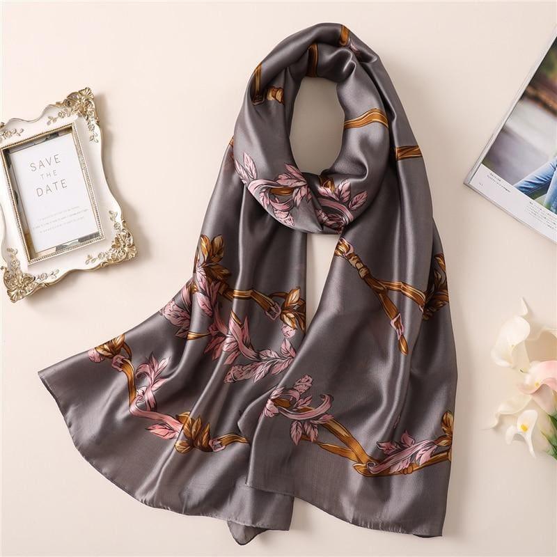 Elegant Silk Scarf - TeresaCollections