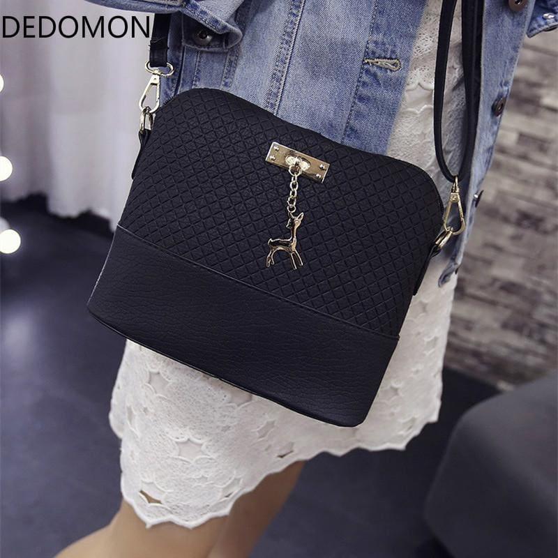 Fashion Mini Bag With Deer Toy Shell Shape Small Messenger Crossbody HandBag - TeresaCollections