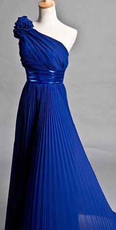 Sexy Formal gown royal blue long bridesmaid dress - TeresaCollections