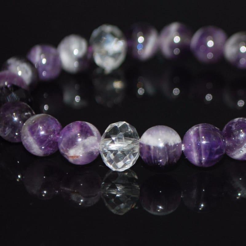 Genuine Amethyst Gemstone Beaded Women's Bracelets - TeresaCollections