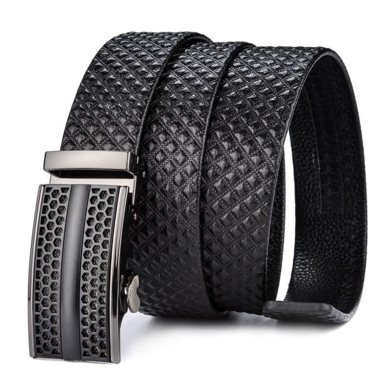 Genuine Leather Belt Men Luxury Brand Mens Dress Belts - belts