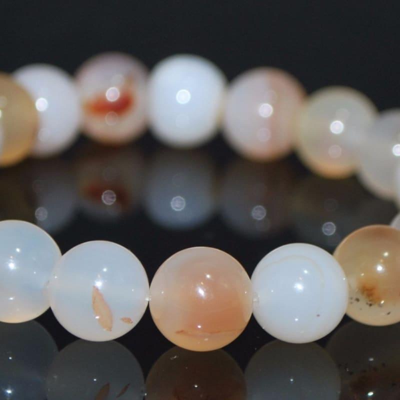 Genuine Natural Agate Gemstone Mens / Women Bracelets - Handmade