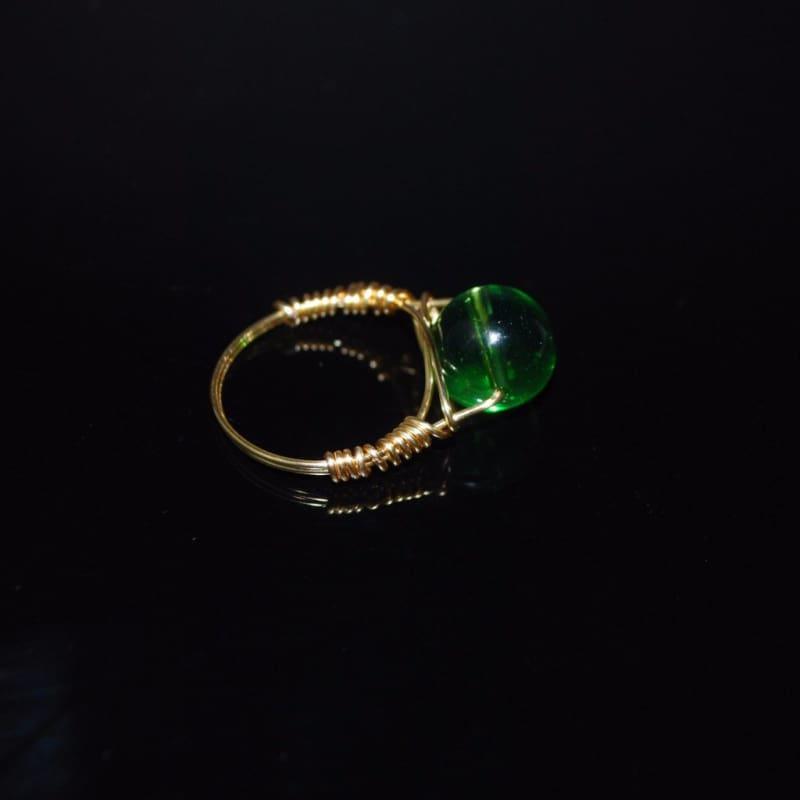 Genuine Quartz Stone womens ring - Handmade