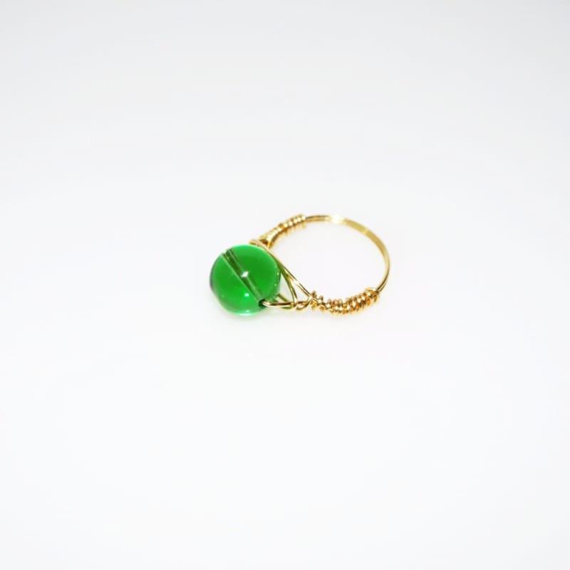 Genuine Quartz Stone womens ring - Handmade