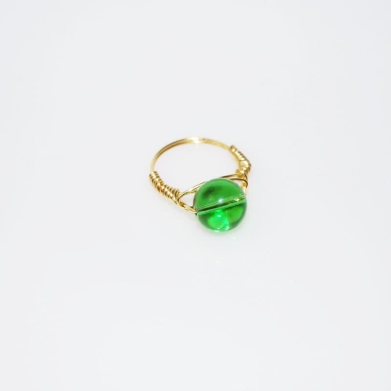 Genuine Quartz Stone womens ring - Handmade