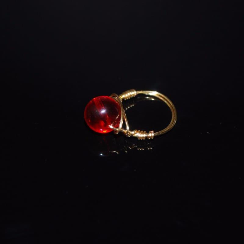 Genuine Quartz Stone womens ring - Handmade