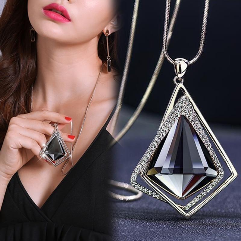 Geometric Statement Long Necklaces & Pendants - necklace