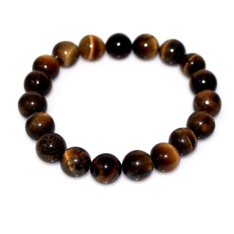 Golden Brown Tiger Eye Mens Bracelets - Handmade