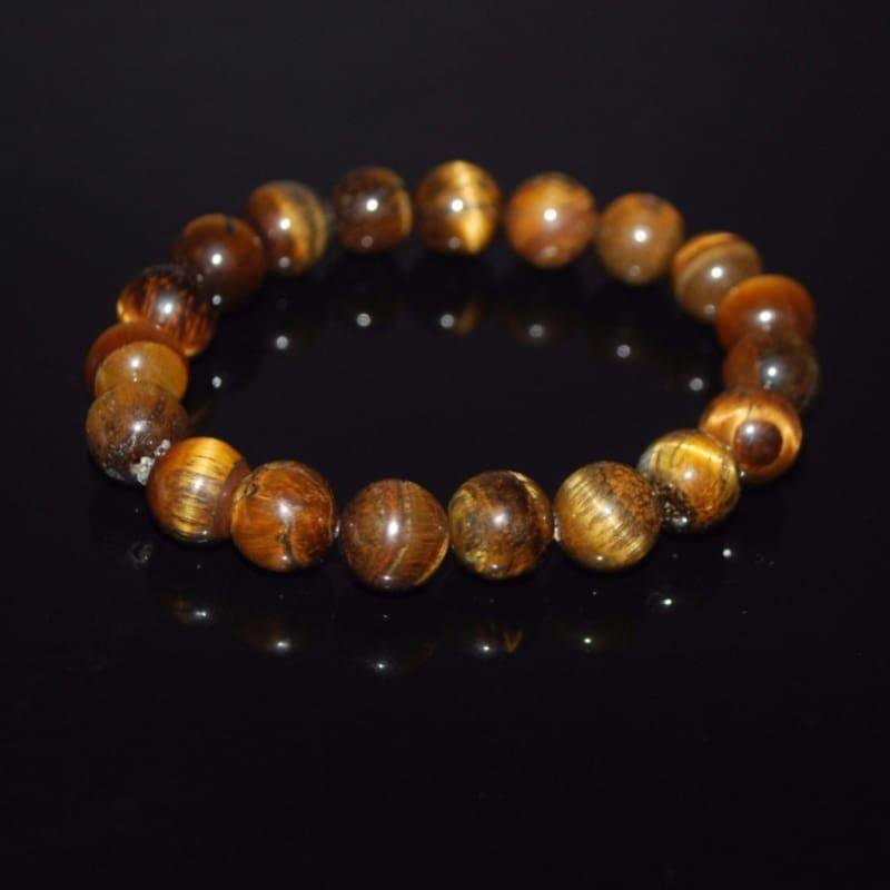 Golden Brown Tiger Eye Mens Bracelets - Handmade