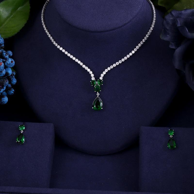 High Quality AAA Zircon WaterJewelry Set - Jewelry set