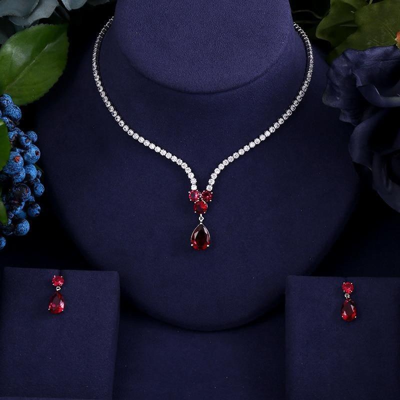 High Quality AAA Zircon WaterJewelry Set - TeresaCollections