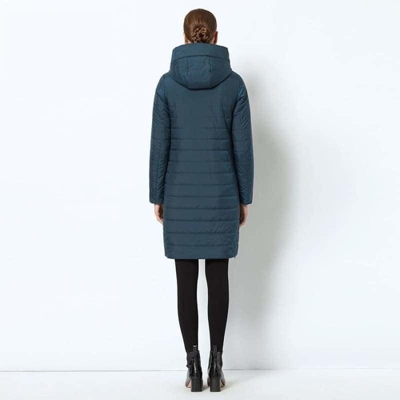 High-quality Thin Cotton Padded Womens Warm Parka Coat - Coats