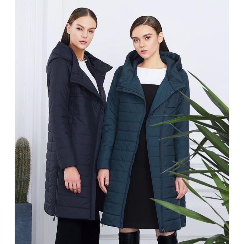 High-quality Thin Cotton Padded Womens Warm Parka Coat - Coats