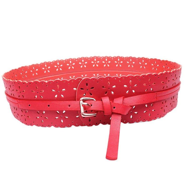 Hollow Flower Waist Belt - A - Belt