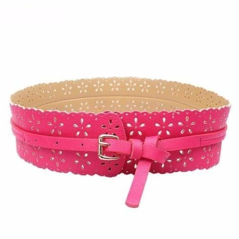 Hollow Flower Waist Belt - E - Belt