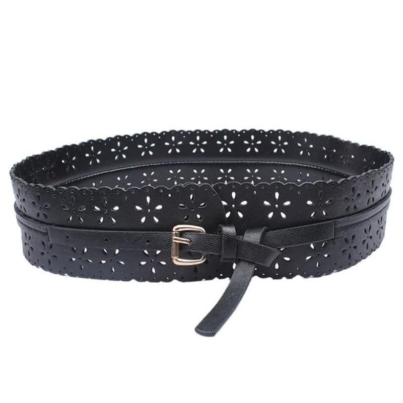 Hollow Flower Waist Belt - G - Belt