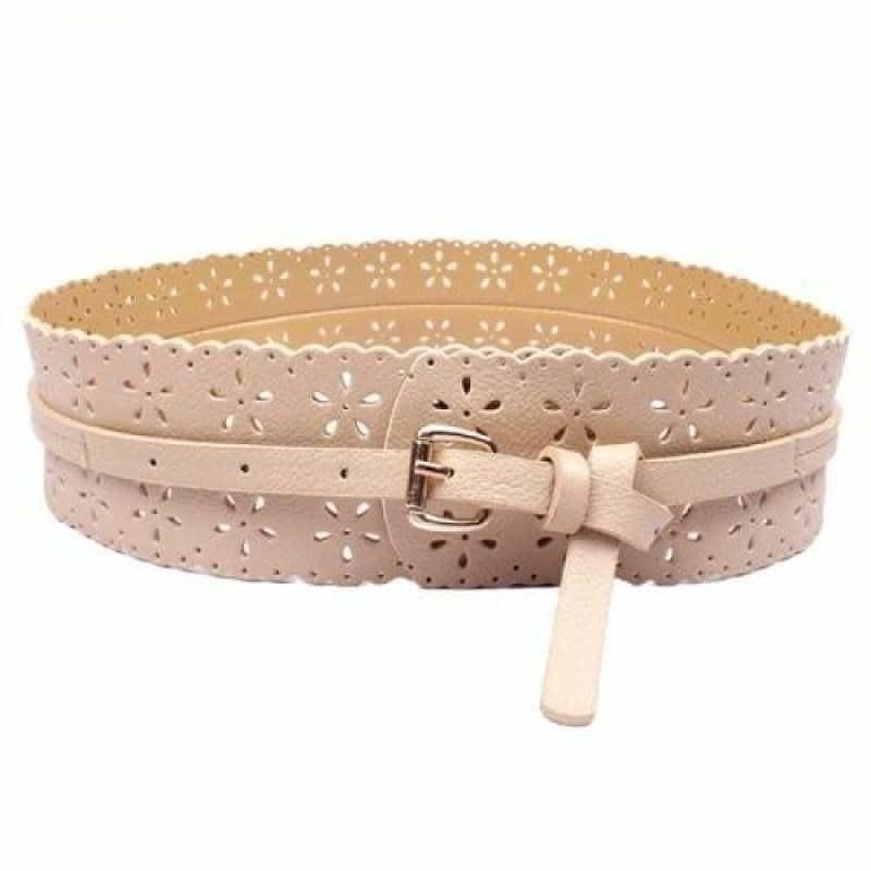 Hollow Flower Waist Belt - H - Belt