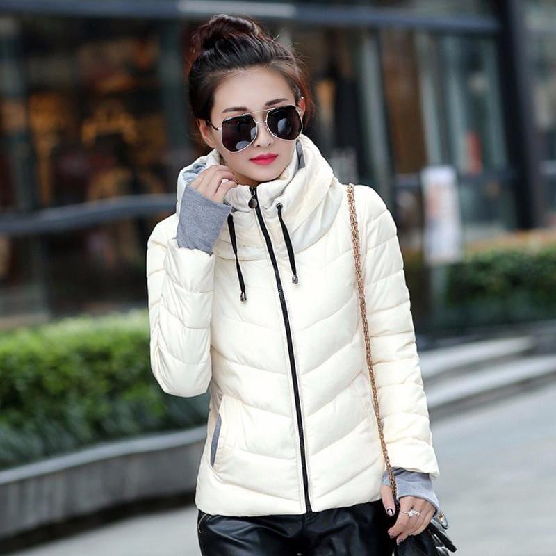 Hooded Winter Women Hooded Cotton Padded Coat - TeresaCollections