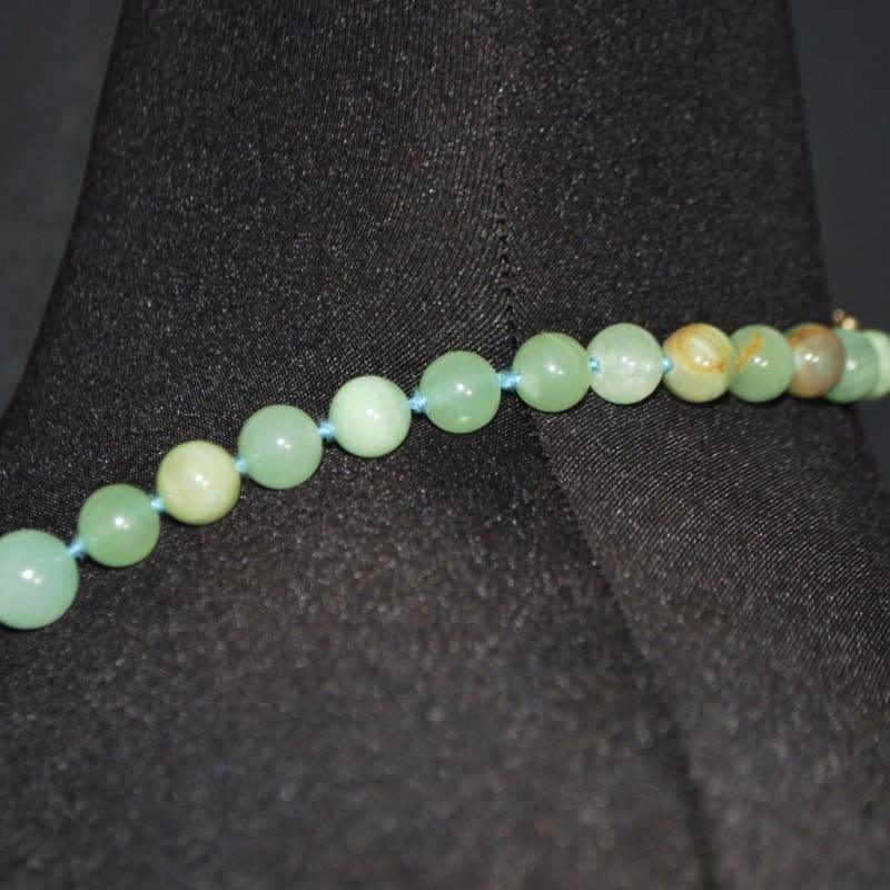 Jungle Green Genuine Jade Stone Necklace - TeresaCollections