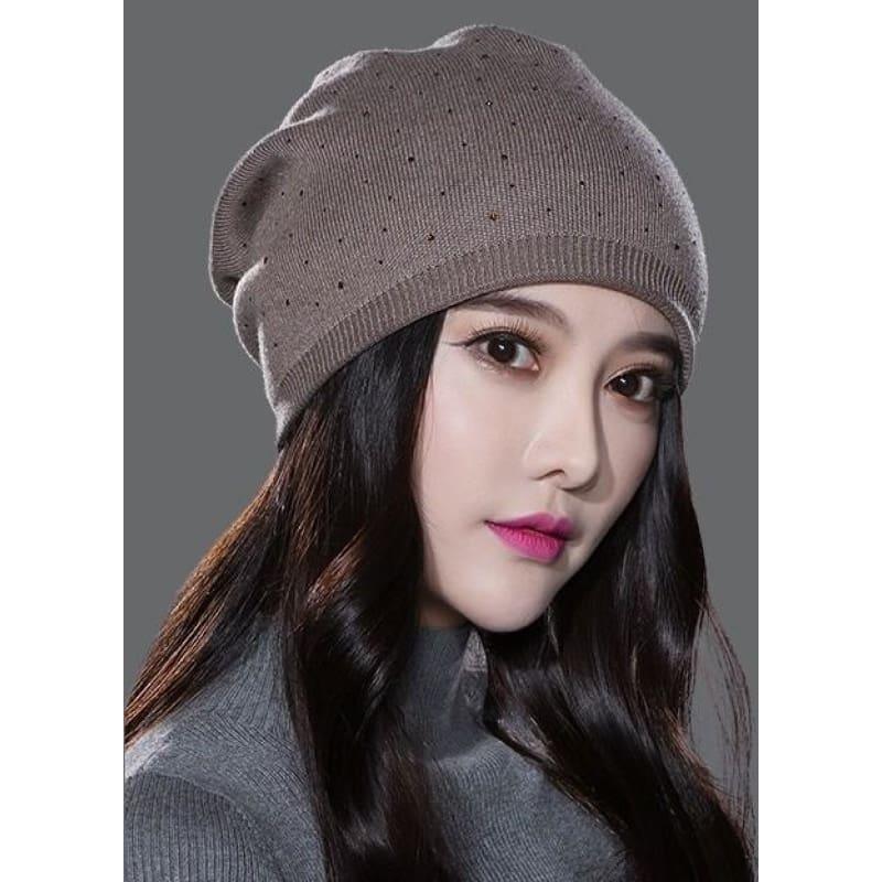 Knitted Wool Beanies Casual Outdoor Ski Hats - 04 / ONE SIZE - Hats