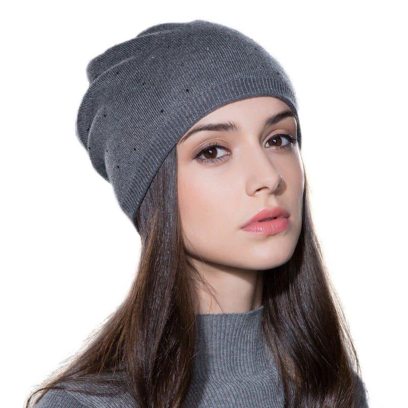 Knitted Wool Beanies Casual Outdoor Ski Hats - Hats