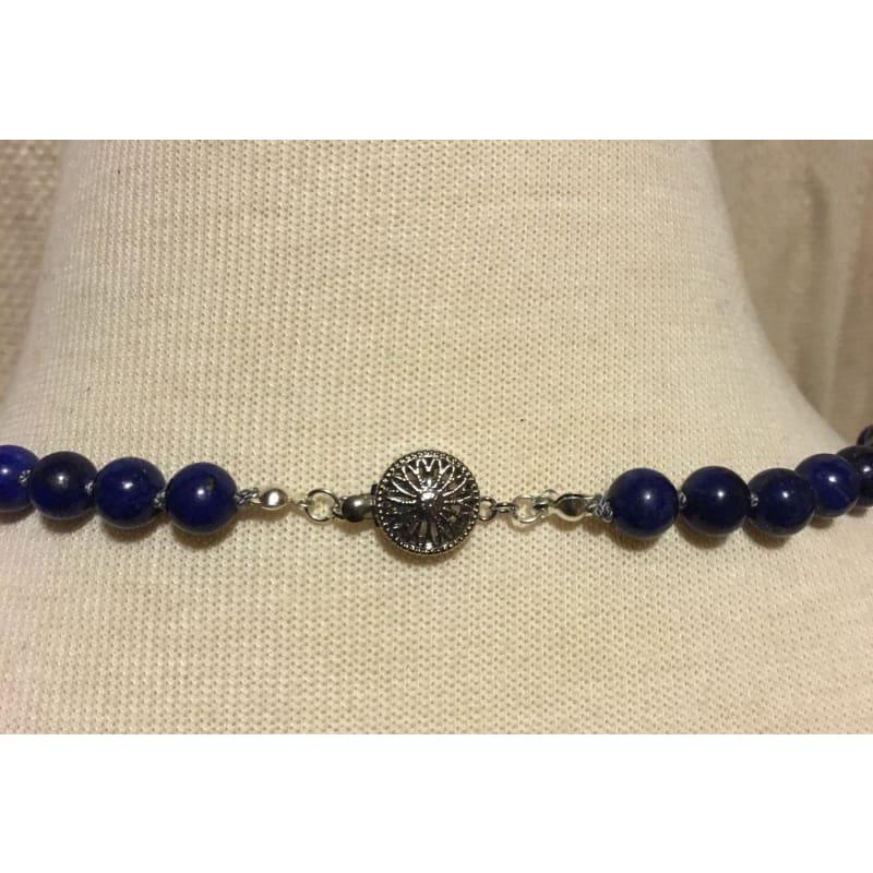 Lapis Blue Womens Necklace - Handmade
